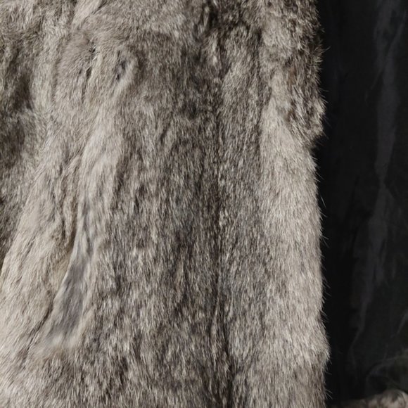 Womans Y Exchange Rabbit Fur Coat sz Small - Picture 5 of 9